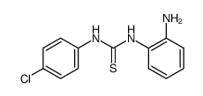 N1-(2-aminophenyl)-N2-(4-chlorophenyl)thiourea结构式