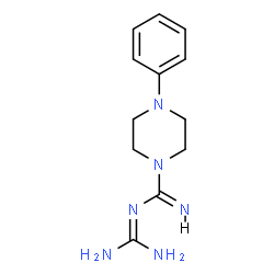 N-[Amino(imino)methyl]-4-phenylpiperazine-1-carboximidamide Structure