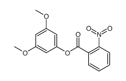 3,5-dimethoxyphenyl-2'-nitrobenzoate Structure