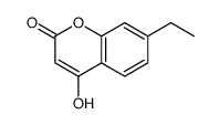 7-ethyl-4-hydroxychromen-2-one Structure