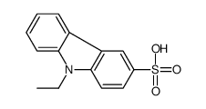 9-乙基-9H-咔唑-3-磺酸结构式