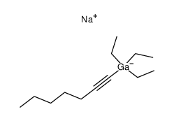 sodium triethylheptynylgallate Structure