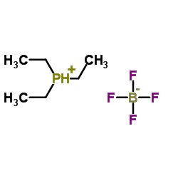 Triethylphosphonium tetrafluoroborate结构式