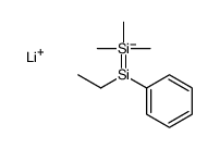 lithium,ethyl-phenyl-trimethylsilylsilanide Structure