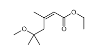 ethyl 5-methoxy-3,5-dimethylhex-2-enoate Structure