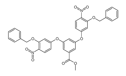 methyl 3,5-bis(4-nitro-3-phenylmethoxyphenoxy)benzoate Structure