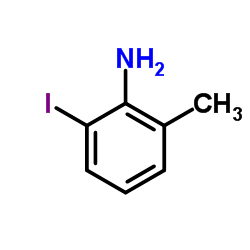 2-碘-6-甲基苯胺结构式