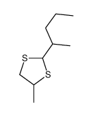 4-methyl-2-pentan-2-yl-1,3-dithiolane Structure