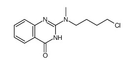 2-[N-(4-chlorobutyl)-N-methylamino]-4(3H)-quinazoline Structure