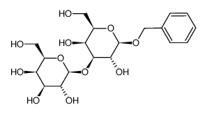 benzyl 3-O-β-D-galactopyranosyl-β-D-galactopyranoside结构式