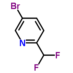 5-Bromo-2-(difluoromethyl)pyridine Structure