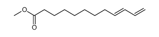 (E)-methyl dodeca-9,11-dienoate结构式