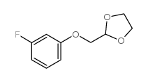 2-(3-FLUORO-PHENOXYMETHYL)-[1,3]DIOXOLANE Structure