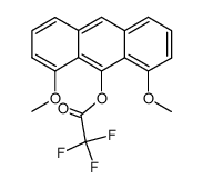 1,8-dimethoxy-9-trifluoroacetoxyanthracene结构式