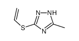 3-ethenylsulfanyl-5-methyl-1H-1,2,4-triazole结构式