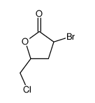 3-bromo-5-chloromethyl-dihydro-furan-2-one结构式