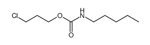 pentyl-carbamic acid-(3-chloro-propyl ester) Structure