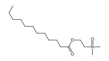 2-dodecanoyloxy-N,N-dimethylethanamine oxide Structure