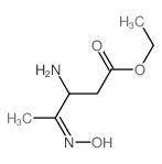 Pentanoic acid, 3-amino-4-(hydroxyimino)-,ethyl ester structure