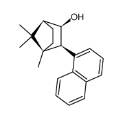 (4S)-3-exo-(1-naphthyl)-4,7,7-trimethylbicyclo[2.2.1]heptan-2-exo-ol结构式