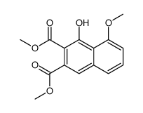 dimethyl 1-hydroxy-8-methoxynaphthalene-2,3-dicarboxylate Structure