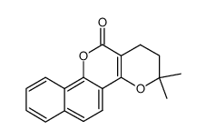 3,3-Dimethyl-2,3-dihydro-1H-4,11-dioxa-chrysen-12-one结构式