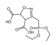 4,5-Isoxazoledicarboxylic acid,3-[(diethoxyphosphinyl)methyl]-4,5-dihydro-结构式