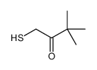 3,3-dimethyl-1-sulfanylbutan-2-one结构式