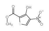 3-羟基-4-硝基噻吩-2-甲酸甲酯结构式
