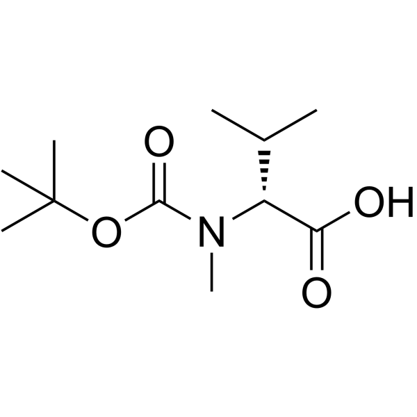 N-叔丁氧羰基-N-甲基-D-缬氨酸图片