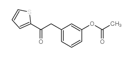 3-acetoxybenzyl 2-thienyl ketone Structure