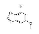 7-BROMO-5-METHOXYBENZOFURAN Structure