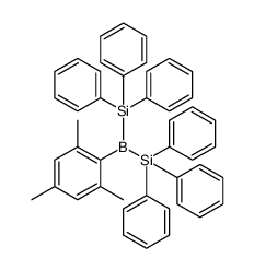 Borane, (2,4,6-trimethylphenyl)bis(triphenylsilyl) Structure