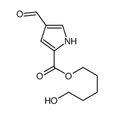 5-hydroxypentyl 4-formyl-1H-pyrrole-2-carboxylate Structure
