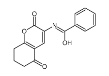N-(2,5-dioxo-7,8-dihydro-6H-chromen-3-yl)benzamide结构式