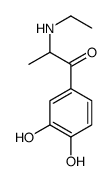 1-(3,4-dihydroxyphenyl)-2-(ethylamino)propan-1-one结构式