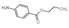 4-氨基苯甲酸丙酯结构式