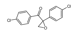 2-(4-chlorobenzoyl)-2-(4-chlorophenyl)-oxirane结构式