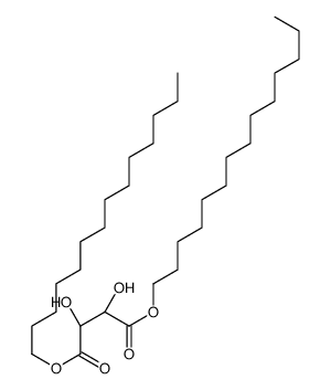 ditetradecyl (2R,3R)-2,3-dihydroxybutanedioate Structure