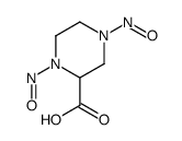 1,4-dinitrosopiperazine-2-carboxylic acid Structure