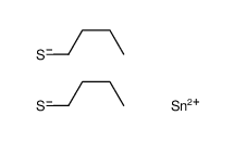 Dimethyldi(butylthio) tin(IV) Structure