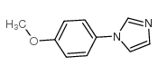 1-(4-甲氧基苯基)-1H-咪唑结构式