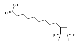 9-(2,2,3,3-tetrafluorocyclobutyl)nonanoic acid结构式