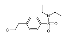 4-(2-chloroethyl)-N,N-diethylbenzenesulfonamide结构式
