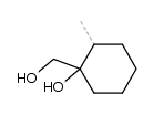 Opt.-inakt. 1-Hydroxy-2-methyl-1-hydroxymethyl-cyclohexan结构式