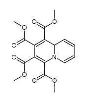 tetramethyl 9aH-quinolizine-1,2,3,4-tetracarboxylate结构式