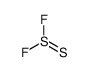 difluoro(sulfanylidene)-λ4-sulfane结构式
