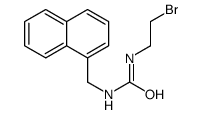 1-(2-bromoethyl)-3-(naphthalen-1-ylmethyl)urea Structure