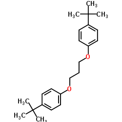 1,3-双(4-叔丁基苯氧基)丙烷结构式