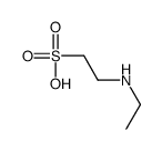 2-(ethylamino)ethanesulfonic acid Structure